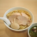 Raxamentakeshi - 特製つけ麺〜濃厚昆布水掛け〜の麺（大盛？）