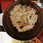 角濱ごまとうふ総本舗 - 山菜炊き込みご飯。これが385円なんてコスパ最高。