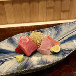 日本料理 かしづき - 境港の本鮪と静岡の金目鯛　