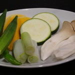 炭火焼肉 弁慶 - 季節の焼野菜