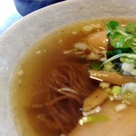 麺　匠仁坊 - お魚あっさりラーメン玉子入り（そば殻麺　塩）　2013年8月