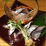 にしきや - サンマの刺身（600円）