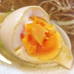 麺　匠仁坊 - お魚あっさりラーメン玉子入り（そば殻麺　塩）　2013年8月