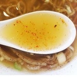 麺　匠仁坊 - お魚あっさりラーメン玉子入り（そば殻麺　塩）　2013年8月