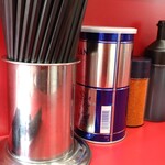 ラーメン二郎 - 卓上