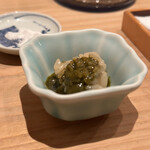 鮨 尚充 - 肝ソースにシャリ