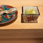 鮨 尚充 - 水茄子オリーブオイルがけ