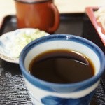 そば処 美津家 - つゆ、薬味