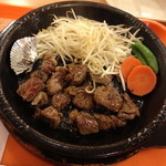 Pepper Lunch - サービスステーキ１２０ｇライス付き（６５０円）２０１３年８月