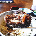 田舎うどん てつ - 2013年8月　桜メンチカツ