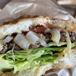 ハンバーガー&タコライス オーツー - スタンダードバーガー¥1100