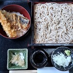 Kawasemi - せいろ+小天丼…1,650円(税込)