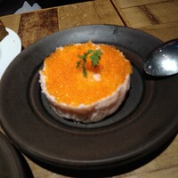 ビストロガブリ 大門店 - いぶりがっこ入りタラモサラダ