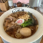 長岡生姜ラーメン しょうがの湯 - 黒玉生姜ラーメン醤油味玉980円