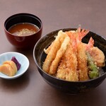 Luxury Ten-don (tempura rice bowl)