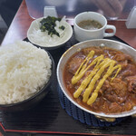 たま家食堂 - スペアリブ定食　750円