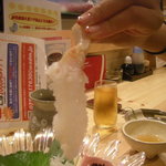 ためしてや - かに刺しアップ