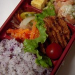 RF1 - 料理写真:彩りバランス弁当（しそごはん）