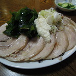 青竹手打ラーメン 日向屋 - おつまみチャーシュー