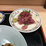 季節料理 魚竹 - 中落ちは結構量あります。