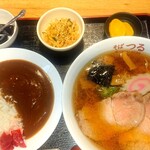 そばつる - 料理写真:ラーメン＋ﾐﾆ丼セット(カレー)