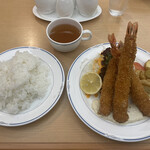 赤おに - 大海老フライのランチ