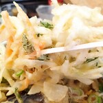 リカースタンド　ベルハウス - 大かき揚げWの下には〜