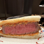 焼肉すどう 春吉 - シャードブリアン　マスタードも効いてて