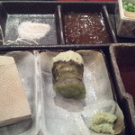 シェラトン都ホテル大阪 鉄板焼 松阪 - 山葵でさっと食べるも良し!!