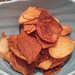 シェラトン都ホテル大阪 鉄板焼 松阪 - カリッと揚げられたカーリックスライス