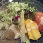 シェラトン都ホテル大阪 鉄板焼 松阪 - サラダ