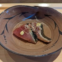 飯倉 からき - ハガツオ、荏胡麻で香り付け