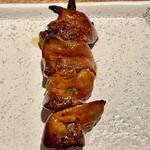 オオクサ - レバーは熊野地鶏　タレでいただくと篦棒に美味いんだよね（過去撮影分）