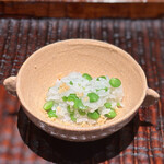 ぬま田 - うすい豆の飯蒸し