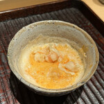 ぬま田 - 卵かけご飯　味変　小海老の天ぷら