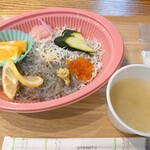 Shirasu Ryouri No Houyoumaru - 生☓釜のハーフ丼1,250円