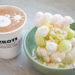 2KOTI - 【2023.06】メロンのイートンメス、カフェラテ