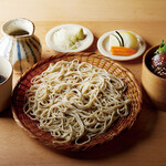 Bonito pickled rice bowl and homemade Nihachi soba