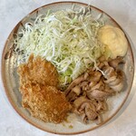 とんかつ三太 - 豚しょうが焼＋ヒレかつ