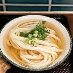 うどん たかしま - ひやあつ（中盛・500円）