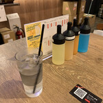 ラーメン酒場 秋葉原拉麺劇場 - 卓上レモンサワーのフレーバー