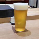 兄弟寿し - 生ビール麒麟一番搾り