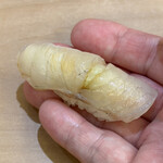 兄弟寿し - 佐渡産 鱸３日〆