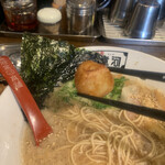 河童ラーメン本舗 - 揚げニンニクリフト\(//∇//)\