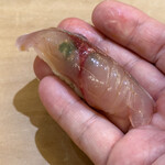 兄弟寿し - 地物 釣り鯵