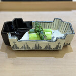 兄弟寿し - 新発田産 アスパラ塩焼き