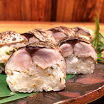grilled mackerel Sushi