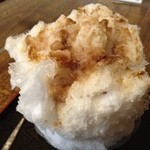 天竺屋 - 茹で落花生のかき氷６３０円