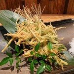 Kochi prefecture raw ginger kakiage