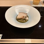 鮨 ます田 - 鮑 with 肝